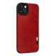 Newface iPhone 14 Kılıf Loop Deri Silikon - Kırmızı Newface iPhone 14 Kılıf Loop Deri Silikon - Kırmızı