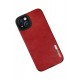 Newface iPhone 14 Kılıf Loop Deri Silikon - Kırmızı Newface iPhone 14 Kılıf Loop Deri Silikon - Kırmızı
