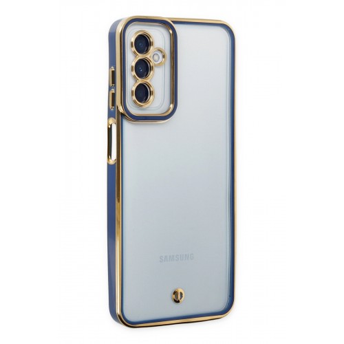 Newface Samsung Galaxy M13 Kılıf Liva Lens Silikon - Mavi Newface Samsung Galaxy M13 Kılıf Liva Lens Silikon - Mavi