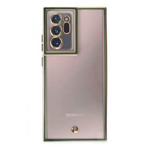 Newface Samsung Galaxy Note 20 Ultra Kılıf Liva Lens Silikon - Yeşil Newface Samsung Galaxy Note 20 Ultra Kılıf Liva Lens Silikon - Yeşil