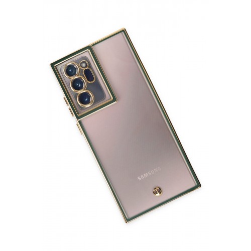 Newface Samsung Galaxy Note 20 Ultra Kılıf Liva Lens Silikon - Yeşil Newface Samsung Galaxy Note 20 Ultra Kılıf Liva Lens Silikon - Yeşil