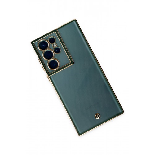 Newface Samsung Galaxy S22 Ultra Kılıf Liva Lens Silikon - Yeşil Newface Samsung Galaxy S22 Ultra Kılıf Liva Lens Silikon - Yeşil