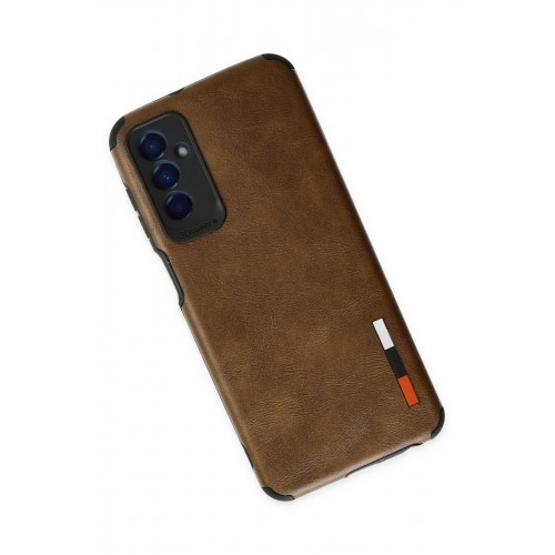 Newface Samsung Galaxy M13 Kılıf Loop Deri Silikon - Kahverengi Newface Samsung Galaxy M13 Kılıf Loop Deri Silikon - Kahverengi