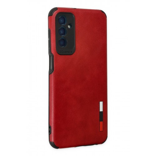 Newface Samsung Galaxy M13 Kılıf Loop Deri Silikon - Kırmızı Newface Samsung Galaxy M13 Kılıf Loop Deri Silikon - Kırmızı