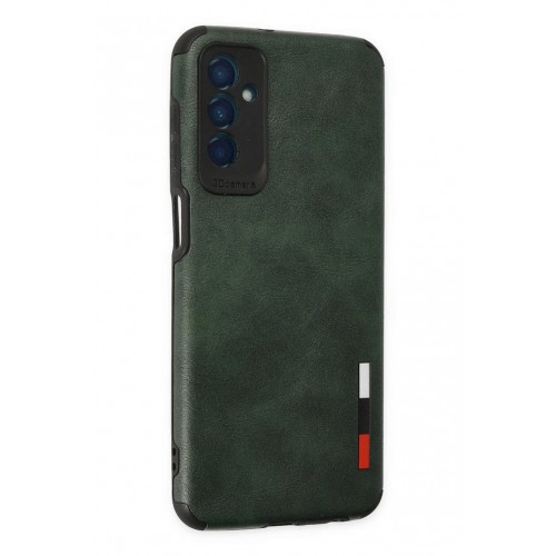 Newface Samsung Galaxy M13 Kılıf Loop Deri Silikon - Yeşil Newface Samsung Galaxy M13 Kılıf Loop Deri Silikon - Yeşil