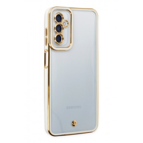 Newface Samsung Galaxy A04S Kılıf Liva Lens Silikon - Beyaz Newface Samsung Galaxy A04S Kılıf Liva Lens Silikon - Beyaz
