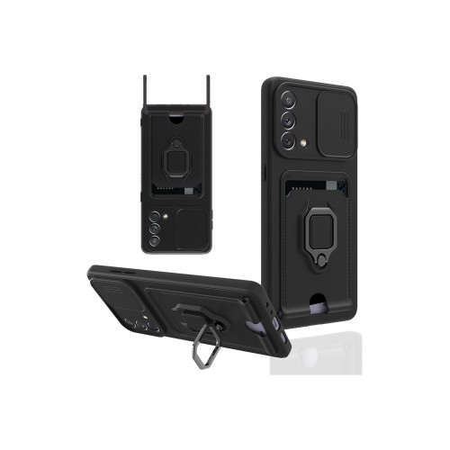 Newface Oppo A74 4G Kılıf Zuma Kartvizitli Yüzüklü Silikon - Siyah Newface Oppo A74 4G Kılıf Zuma Kartvizitli Yüzüklü Silikon - Siyah