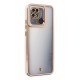 Newface Xiaomi Poco C40 Kılıf Liva Lens Silikon - Pudra Newface Xiaomi Poco C40 Kılıf Liva Lens Silikon - Pudra