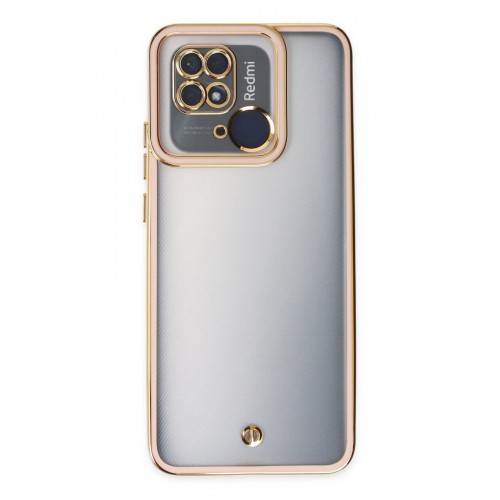 Newface Xiaomi Poco C40 Kılıf Liva Lens Silikon - Pudra Newface Xiaomi Poco C40 Kılıf Liva Lens Silikon - Pudra