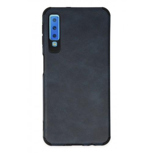 Newface Samsung Galaxy A7 2018 Kılıf Loop Deri Silikon - Lacivert Newface Samsung Galaxy A7 2018 Kılıf Loop Deri Silikon - Lacivert