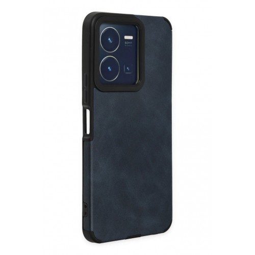 Newface Vivo Y35 Kılıf Loop Deri Silikon - Lacivert Newface Vivo Y35 Kılıf Loop Deri Silikon - Lacivert