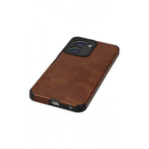 Newface Vivo Y16 Kılıf Loop Deri Silikon - Kahverengi Newface Vivo Y16 Kılıf Loop Deri Silikon - Kahverengi