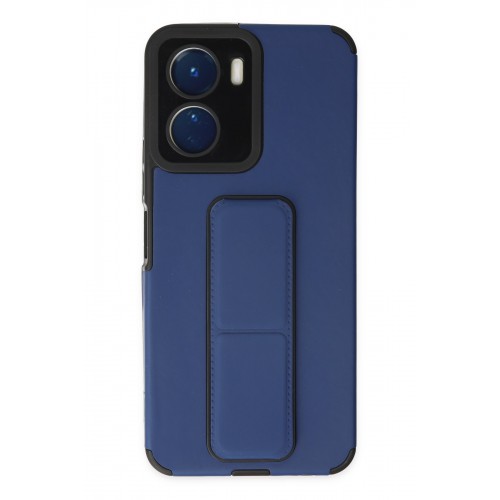 Newface Vivo Y16 Kılıf Mega Standlı Silikon - Mavi Newface Vivo Y16 Kılıf Mega Standlı Silikon - Mavi