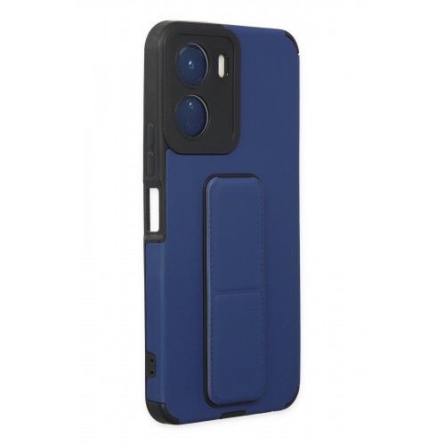 Newface Vivo Y16 Kılıf Mega Standlı Silikon - Mavi Newface Vivo Y16 Kılıf Mega Standlı Silikon - Mavi