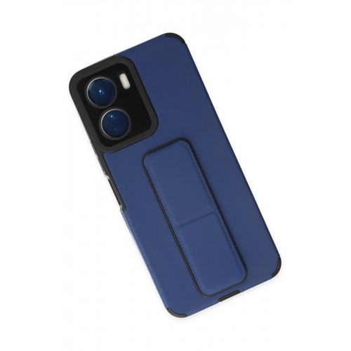 Newface Vivo Y16 Kılıf Mega Standlı Silikon - Mavi Newface Vivo Y16 Kılıf Mega Standlı Silikon - Mavi