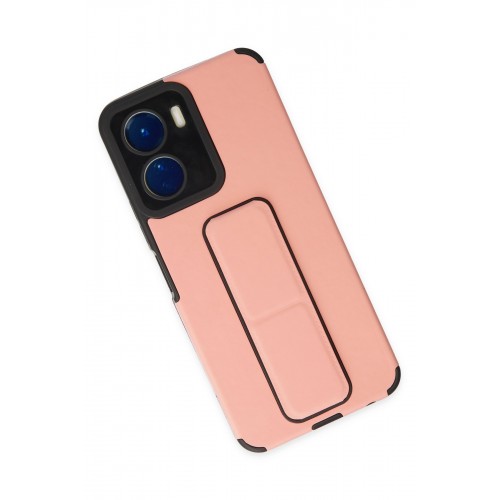 Newface Vivo Y16 Kılıf Mega Standlı Silikon - Pudra Newface Vivo Y16 Kılıf Mega Standlı Silikon - Pudra
