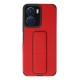 Newface Vivo Y16 Kılıf Mega Standlı Silikon - Kırmızı Newface Vivo Y16 Kılıf Mega Standlı Silikon - Kırmızı