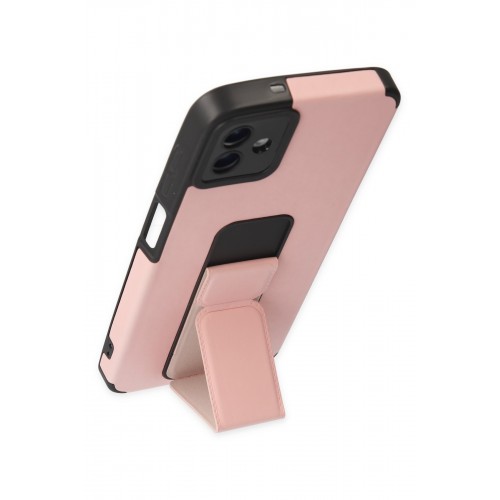 Newface Samsung Galaxy A04 Kılıf Mega Standlı Silikon - Pudra Newface Samsung Galaxy A04 Kılıf Mega Standlı Silikon - Pudra