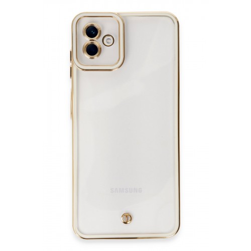 Newface Samsung Galaxy A04 Kılıf Liva Lens Silikon - Beyaz Newface Samsung Galaxy A04 Kılıf Liva Lens Silikon - Beyaz