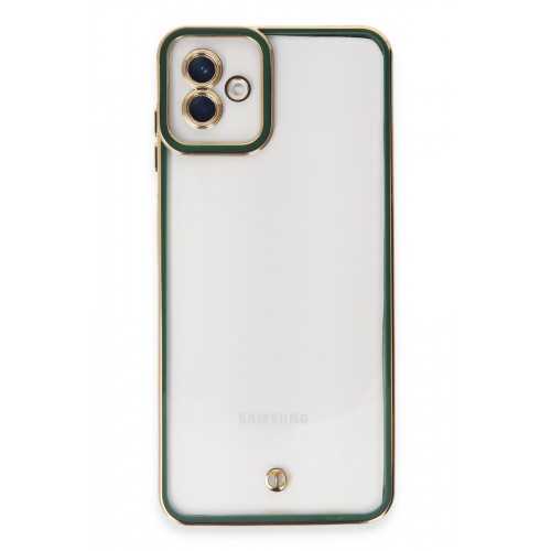Newface Samsung Galaxy A04 Kılıf Liva Lens Silikon - Yeşil Newface Samsung Galaxy A04 Kılıf Liva Lens Silikon - Yeşil