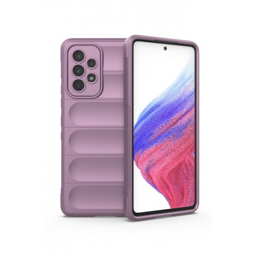 Newface Samsung Galaxy A53 5G Kılıf Optimum Silikon - Mor