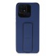 Newface Xiaomi Redmi 10C Kılıf Mega Standlı Silikon - Mavi Newface Xiaomi Redmi 10C Kılıf Mega Standlı Silikon - Mavi