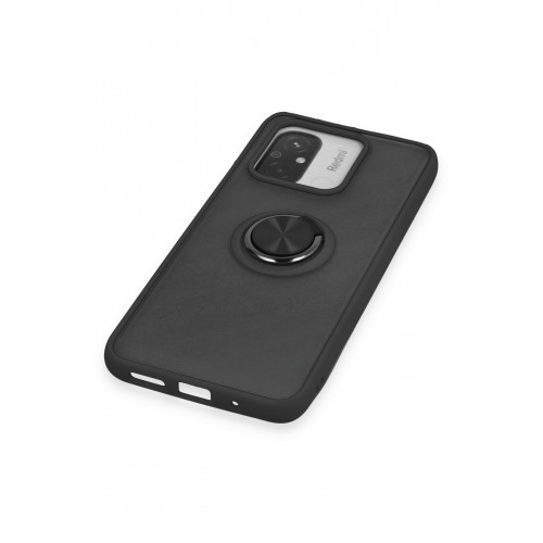 Newface Xiaomi Redmi 12C Kılıf Montreal Yüzüklü Silikon Kapak - Siyah Newface Xiaomi Redmi 12C Kılıf Montreal Yüzüklü Silikon Kapak - Siyah