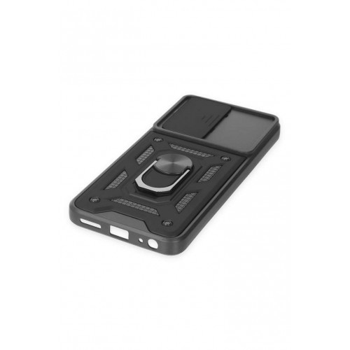 Newface Vivo Y22S Kılıf Pars Lens Yüzüklü Silikon - Siyah Newface Vivo Y22S Kılıf Pars Lens Yüzüklü Silikon - Siyah