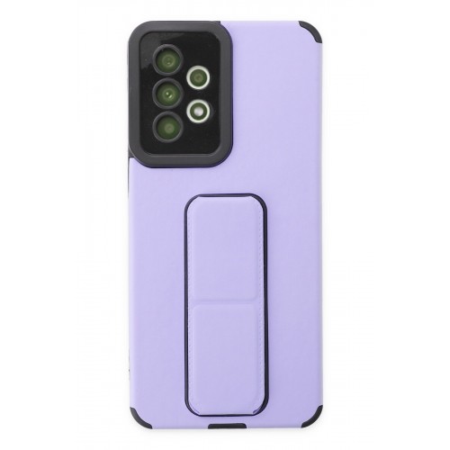 Newface Samsung Galaxy A33 5G Kılıf Mega Standlı Silikon - Lila Newface Samsung Galaxy A33 5G Kılıf Mega Standlı Silikon - Lila