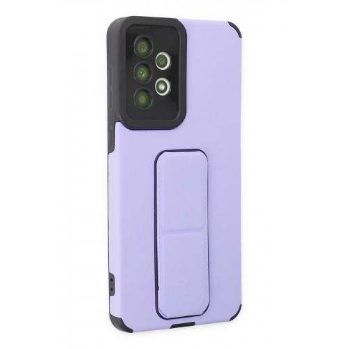Newface Samsung Galaxy A33 5G Kılıf Mega Standlı Silikon - Lila Newface Samsung Galaxy A33 5G Kılıf Mega Standlı Silikon - Lila