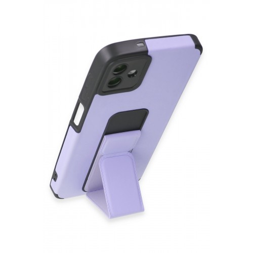 Newface Samsung Galaxy A04 Kılıf Mega Standlı Silikon - Lila Newface Samsung Galaxy A04 Kılıf Mega Standlı Silikon - Lila