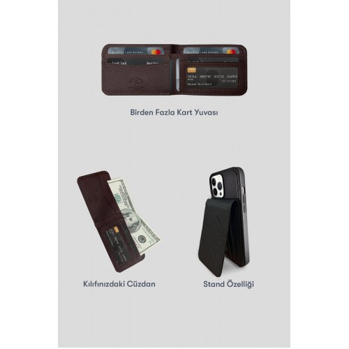 Santa Barbara Polo Racquet Club iPhone 13 Pro Max Timothy Cüzdanlı Standlı Kapak - Kahverengi Santa Barbara Polo Racquet Club iPhone 13 Pro Max Timothy Cüzdanlı Standlı Kapak - Kahverengi