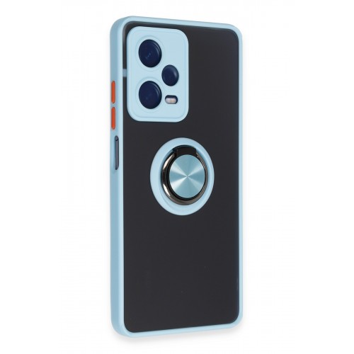 Newface Xiaomi Poco X5 5G Kılıf Montreal Yüzüklü Silikon Kapak - Buz Mavi Newface Xiaomi Poco X5 5G Kılıf Montreal Yüzüklü Silikon Kapak - Buz Mavi