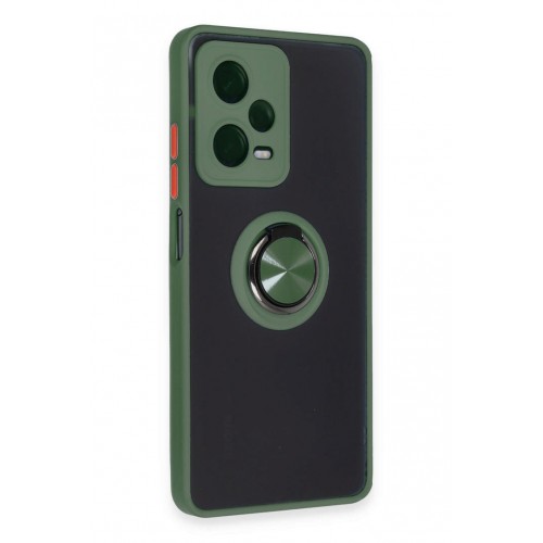 Newface Xiaomi Poco X5 5G Kılıf Montreal Yüzüklü Silikon Kapak - Yeşil Newface Xiaomi Poco X5 5G Kılıf Montreal Yüzüklü Silikon Kapak - Yeşil