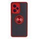 Newface Xiaomi Poco X5 5G Kılıf Montreal Yüzüklü Silikon Kapak - Kırmızı Newface Xiaomi Poco X5 5G Kılıf Montreal Yüzüklü Silikon Kapak - Kırmızı