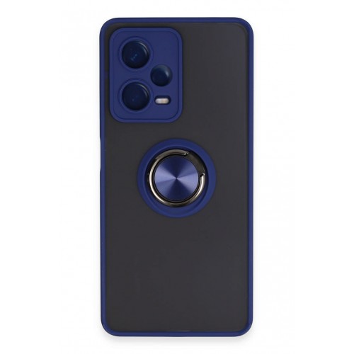 Newface Xiaomi Poco X5 5G Kılıf Montreal Yüzüklü Silikon Kapak - Lacivert Newface Xiaomi Poco X5 5G Kılıf Montreal Yüzüklü Silikon Kapak - Lacivert