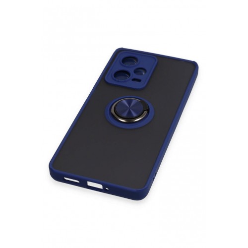 Newface Xiaomi Poco X5 5G Kılıf Montreal Yüzüklü Silikon Kapak - Lacivert Newface Xiaomi Poco X5 5G Kılıf Montreal Yüzüklü Silikon Kapak - Lacivert