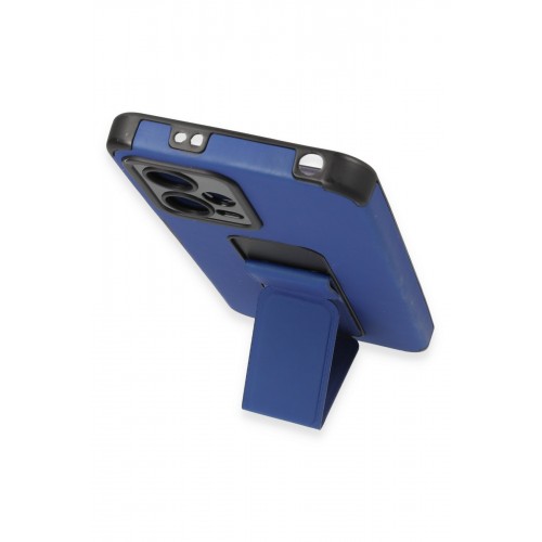 Newface Xiaomi Redmi Note 12 5G Kılıf Mega Standlı Silikon - Mavi Newface Xiaomi Redmi Note 12 5G Kılıf Mega Standlı Silikon - Mavi