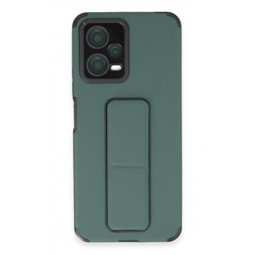 Newface Xiaomi Redmi Note 12 5G Kılıf Mega Standlı Silikon - Yeşil Newface Xiaomi Redmi Note 12 5G Kılıf Mega Standlı Silikon - Yeşil
