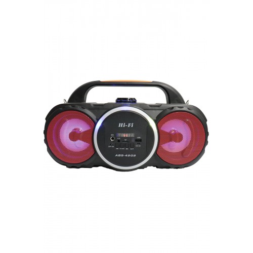 Newface ABS-4202 Kumandalı Rgb FM Kablosuz Hoparlör - Kırmızı Newface ABS-4202 Kumandalı Rgb FM Kablosuz Hoparlör - Kırmızı