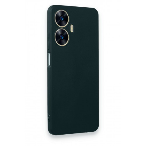 Newface Realme C55 Kılıf First Silikon - Koyu Yeşil Newface Realme C55 Kılıf First Silikon - Koyu Yeşil