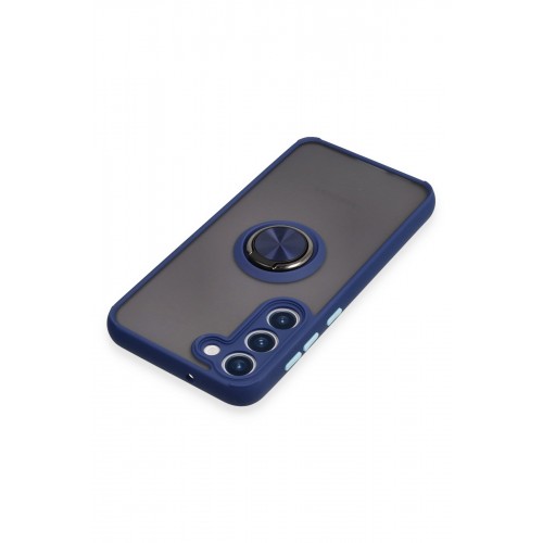 Newface Samsung Galaxy S23 Plus Kılıf Montreal Yüzüklü Silikon Kapak - Lacivert Newface Samsung Galaxy S23 Plus Kılıf Montreal Yüzüklü Silikon Kapak - Lacivert
