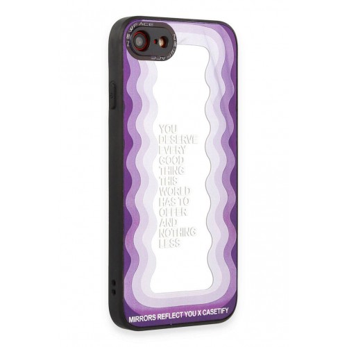 Newface iPhone SE 2020 Kılıf Mirror Desenli Kapak - Mirror - 5 Newface iPhone SE 2020 Kılıf Mirror Desenli Kapak - Mirror - 5