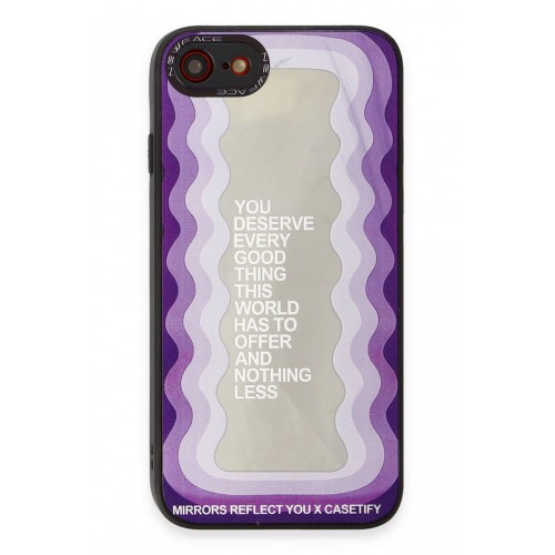 Newface iPhone SE 2020 Kılıf Mirror Desenli Kapak - Mirror - 5 Newface iPhone SE 2020 Kılıf Mirror Desenli Kapak - Mirror - 5