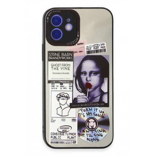Newface iPhone 11 Kılıf Mirror Desenli Kapak - Mirror - 2 Newface iPhone 11 Kılıf Mirror Desenli Kapak - Mirror - 2