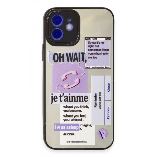 Newface iPhone 11 Kılıf Mirror Desenli Kapak - Mirror - 4 Newface iPhone 11 Kılıf Mirror Desenli Kapak - Mirror - 4