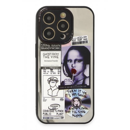 Newface iPhone 12 Pro Kılıf Mirror Desenli Kapak - Mirror - 2 Newface iPhone 12 Pro Kılıf Mirror Desenli Kapak - Mirror - 2