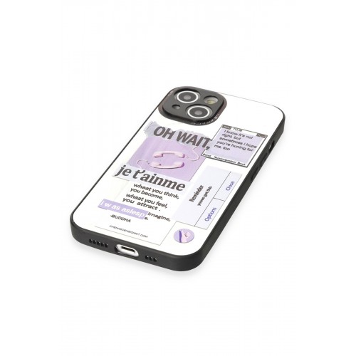Newface iPhone 13 Kılıf Mirror Desenli Kapak - Mirror - 4 Newface iPhone 13 Kılıf Mirror Desenli Kapak - Mirror - 4