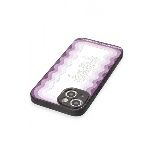 Newface iPhone 13 Kılıf Mirror Desenli Kapak - Mirror - 5 Newface iPhone 13 Kılıf Mirror Desenli Kapak - Mirror - 5