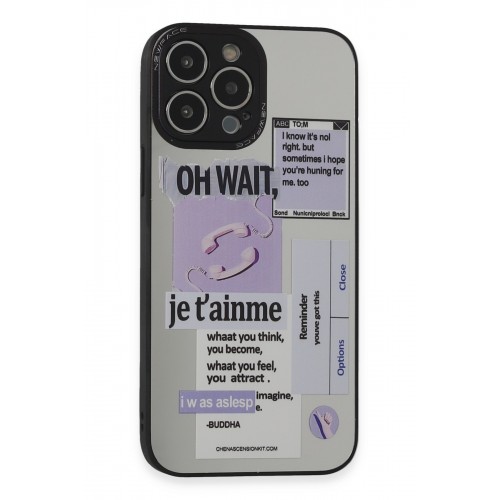 Newface iPhone 13 Pro Max Kılıf Mirror Desenli Kapak - Mirror - 4 Newface iPhone 13 Pro Max Kılıf Mirror Desenli Kapak - Mirror - 4